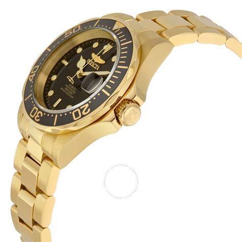 invicta pro diver automatic gold.